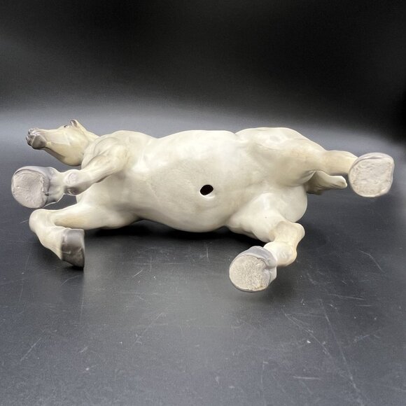 Hagen Renaker DW Percheron Draft Crusader Ceramic Horse Figurine Old Monrovia - Picture 11 of 15